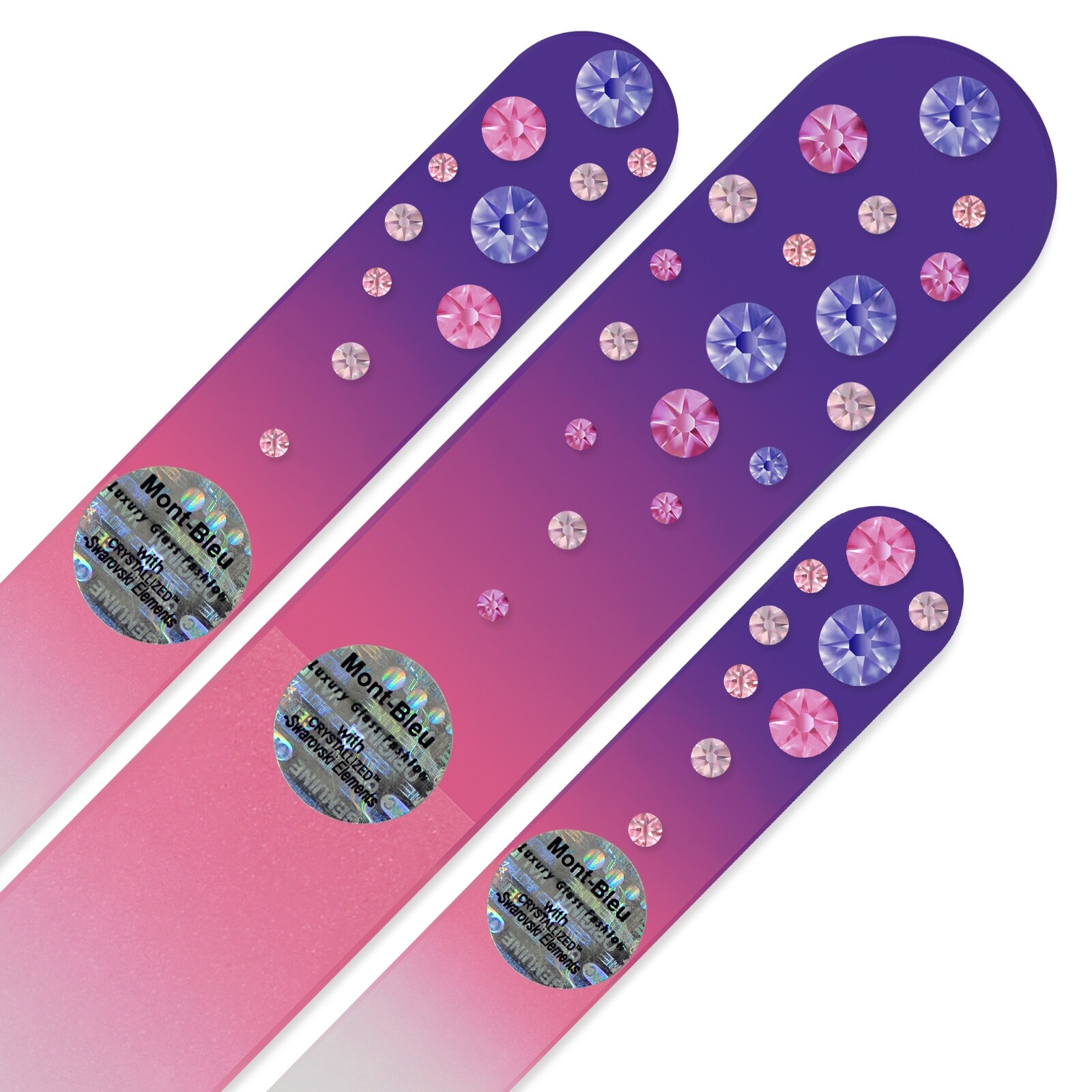 Set of 3 Glass Nail Files WC-BMS Set of 3 Glass Nail Files WC-BMS