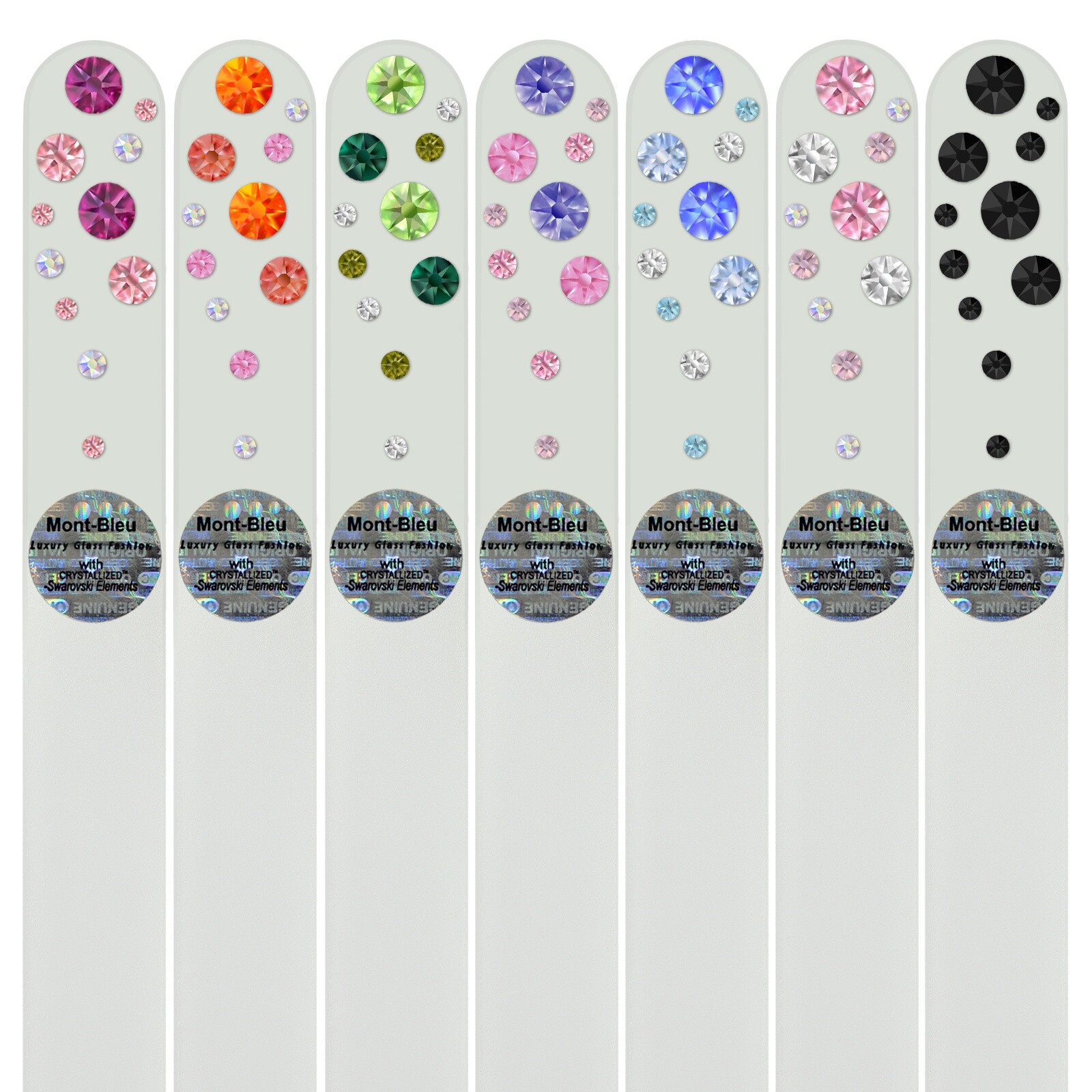 Set of 7 Glass Nail Files WW-M1-7