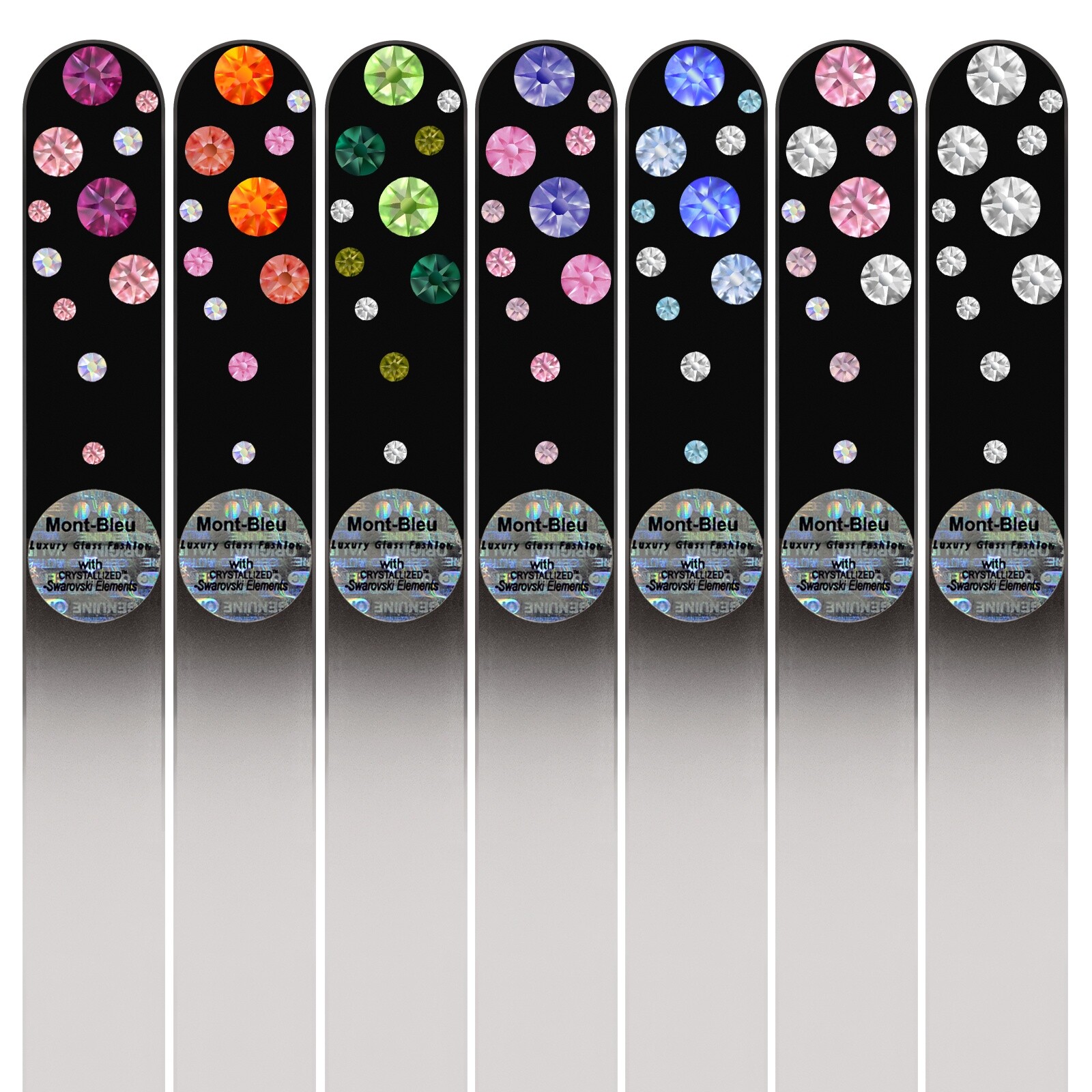 Set of 7 Glass Nail Files WB-M1-7