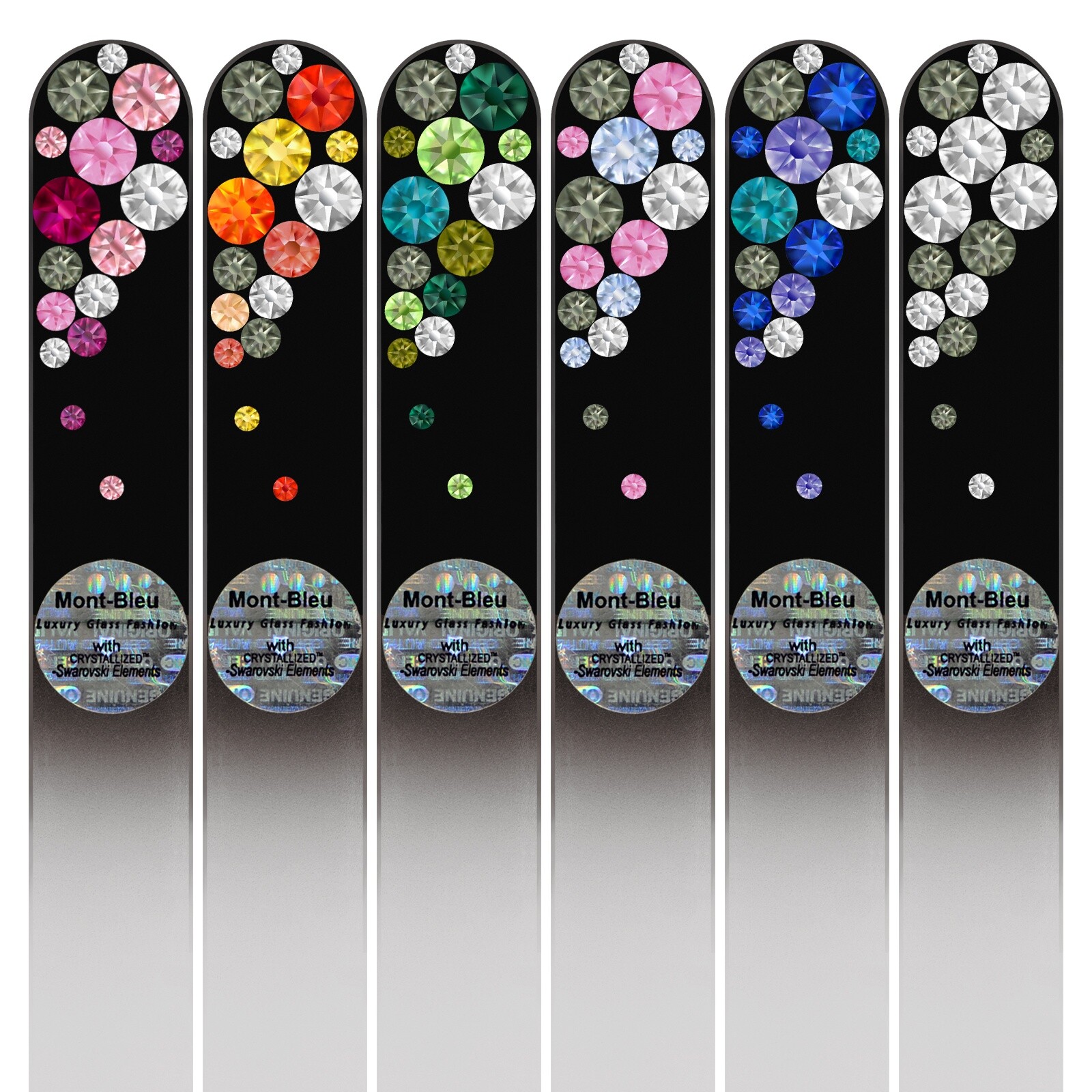 Set of 6 Glass Nail Files BB-M1-6