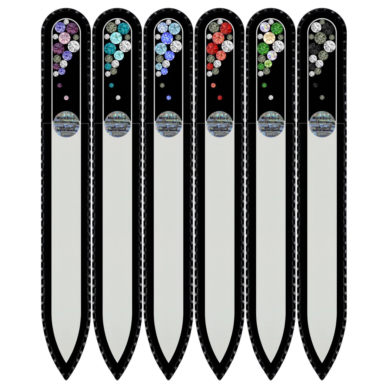 Set of 6 Glass Nail Files B-M1-6