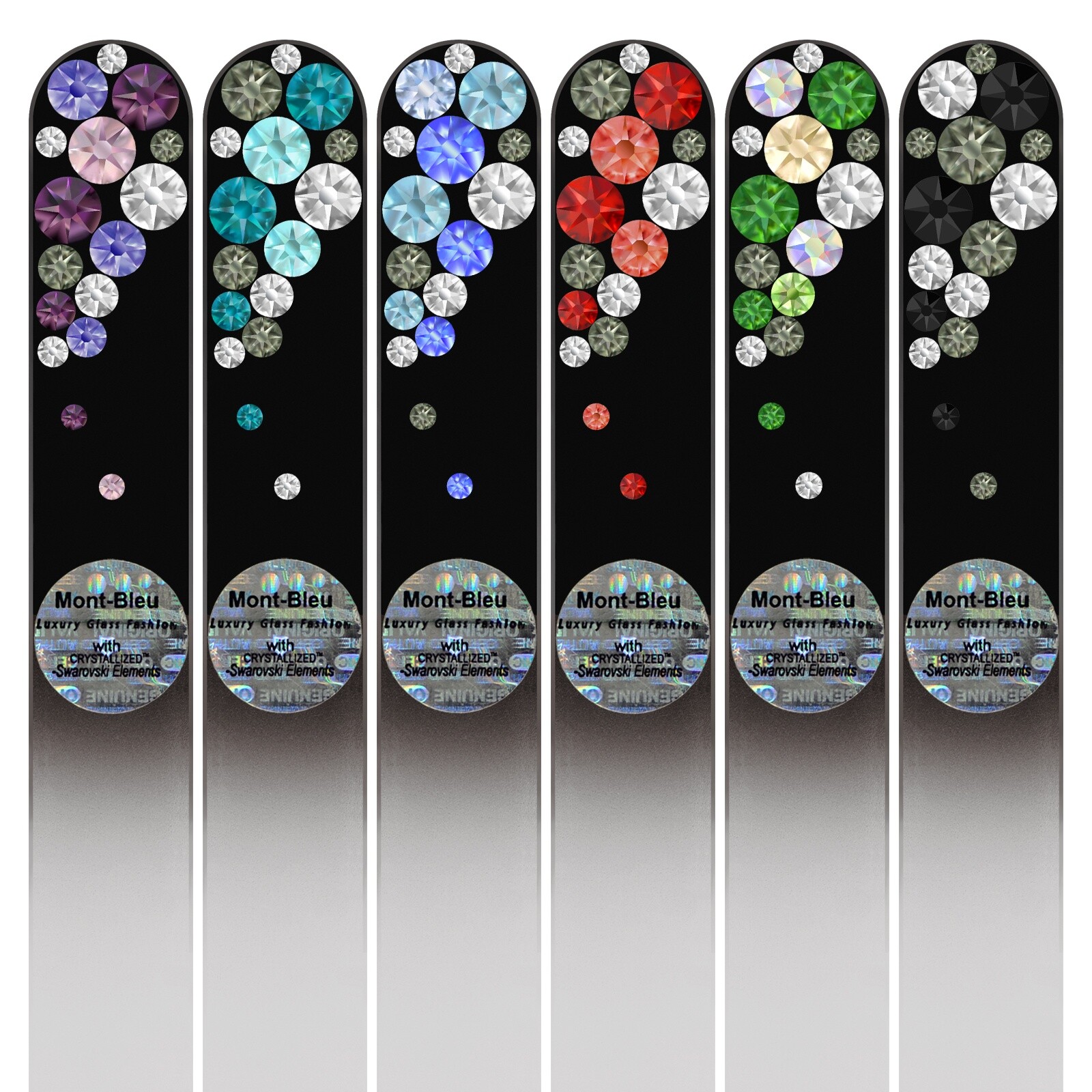 Set of 6 Glass Nail Files BB-M1-6