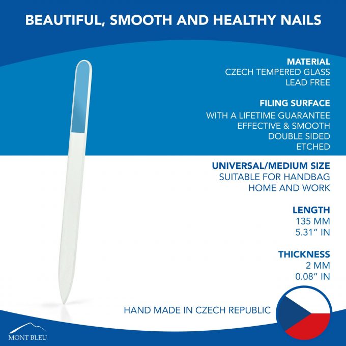 Clear Glass Nail File TM