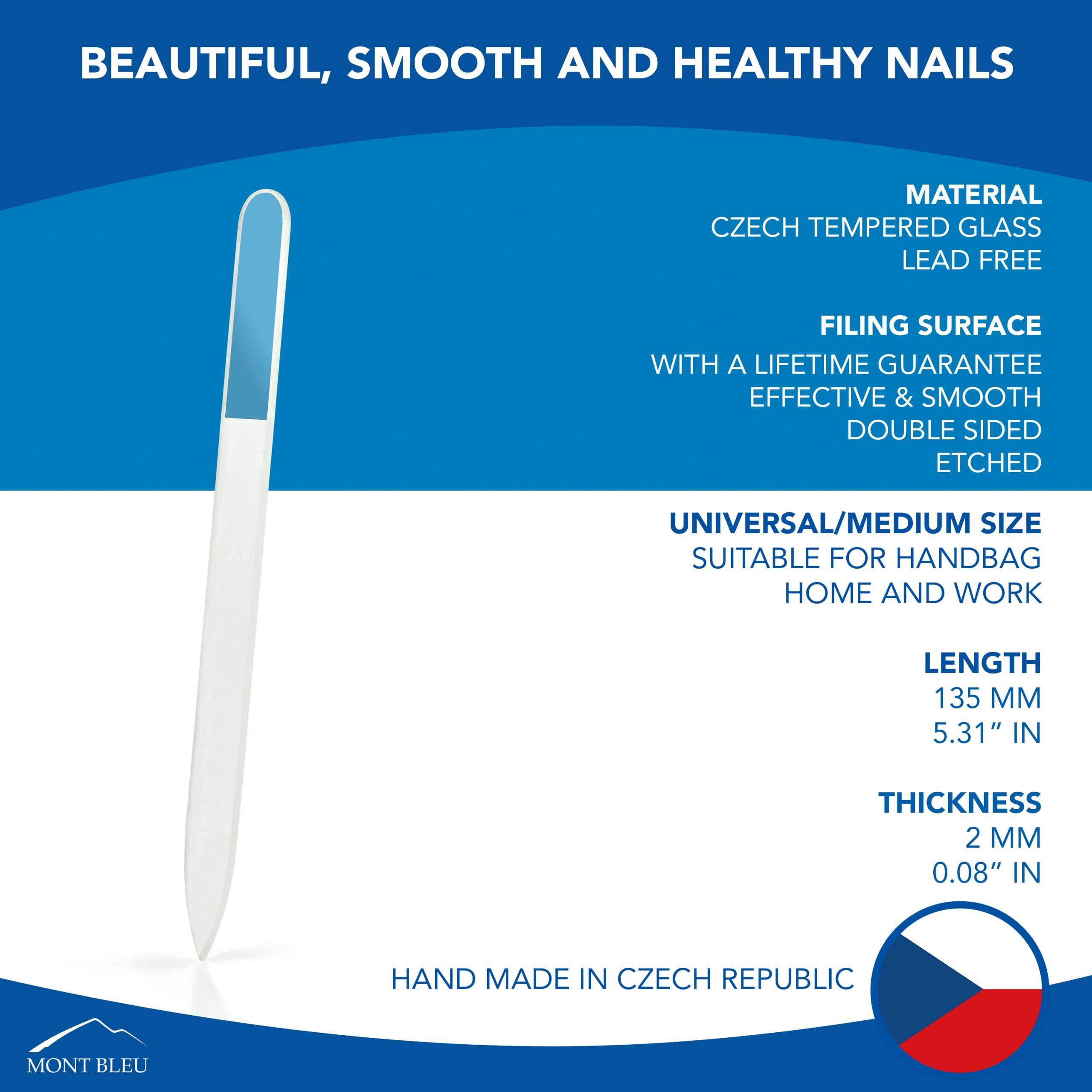 Clear Glass Nail File TM