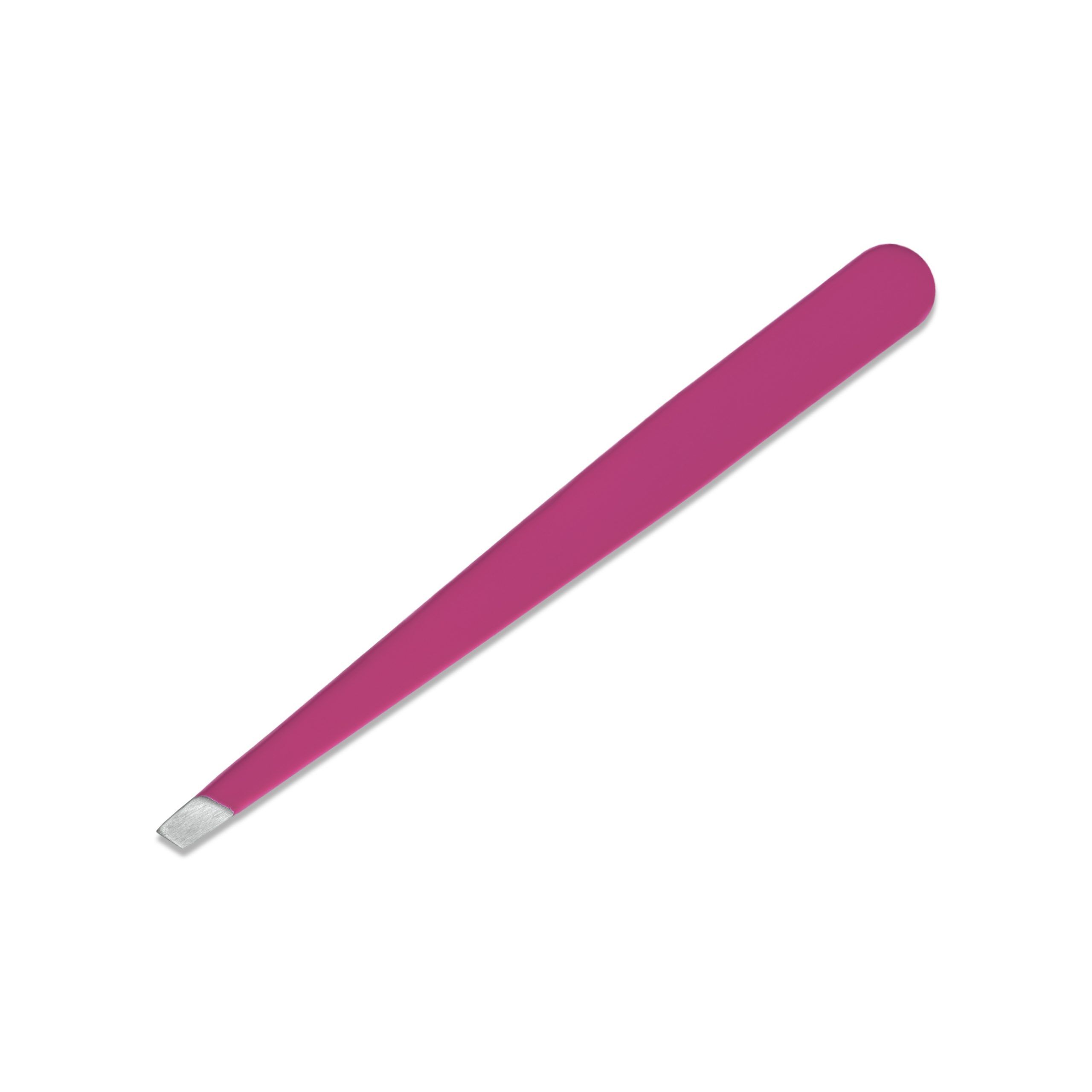 Slant Tip Tweezers Pink