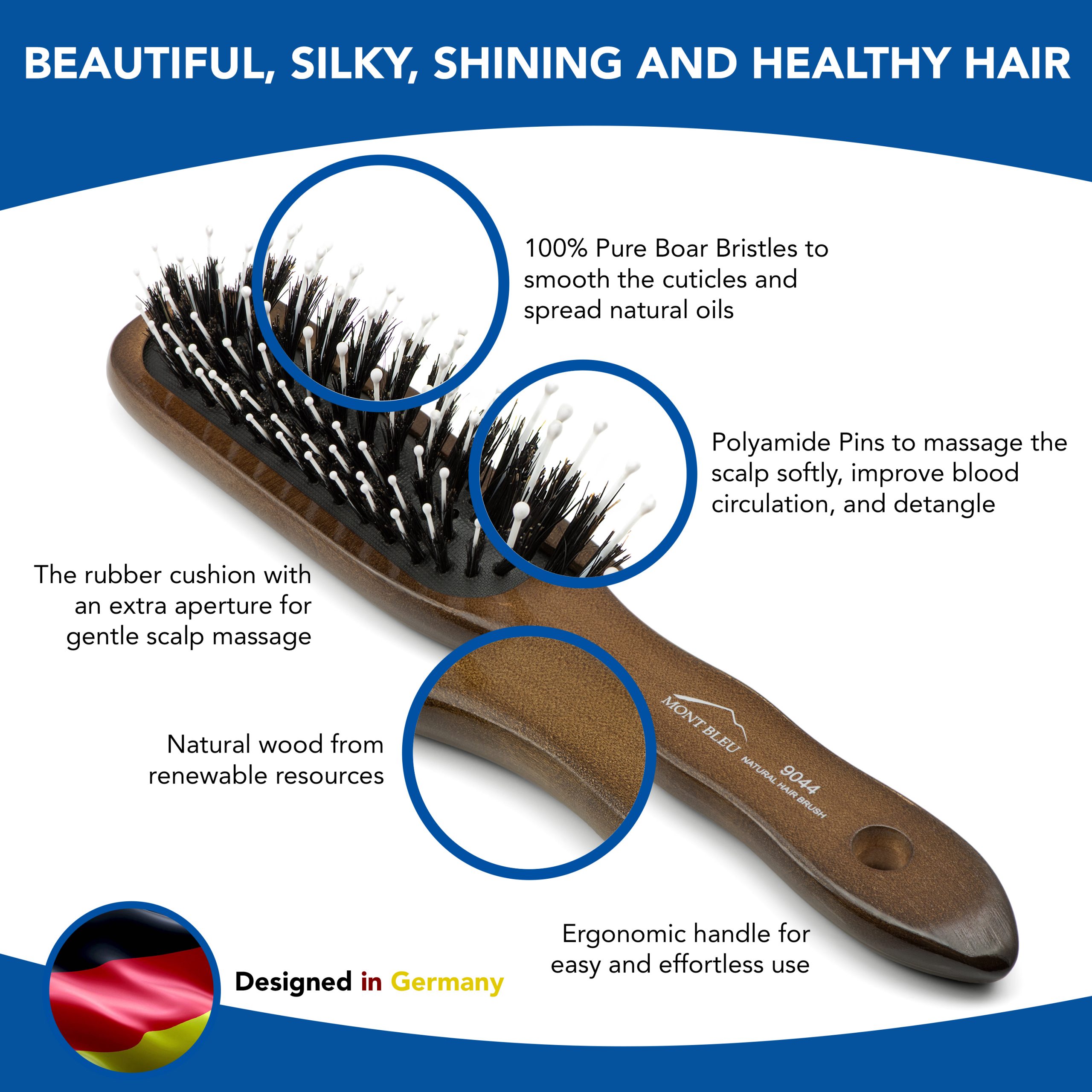 Hair Brush Mont Bleu Store