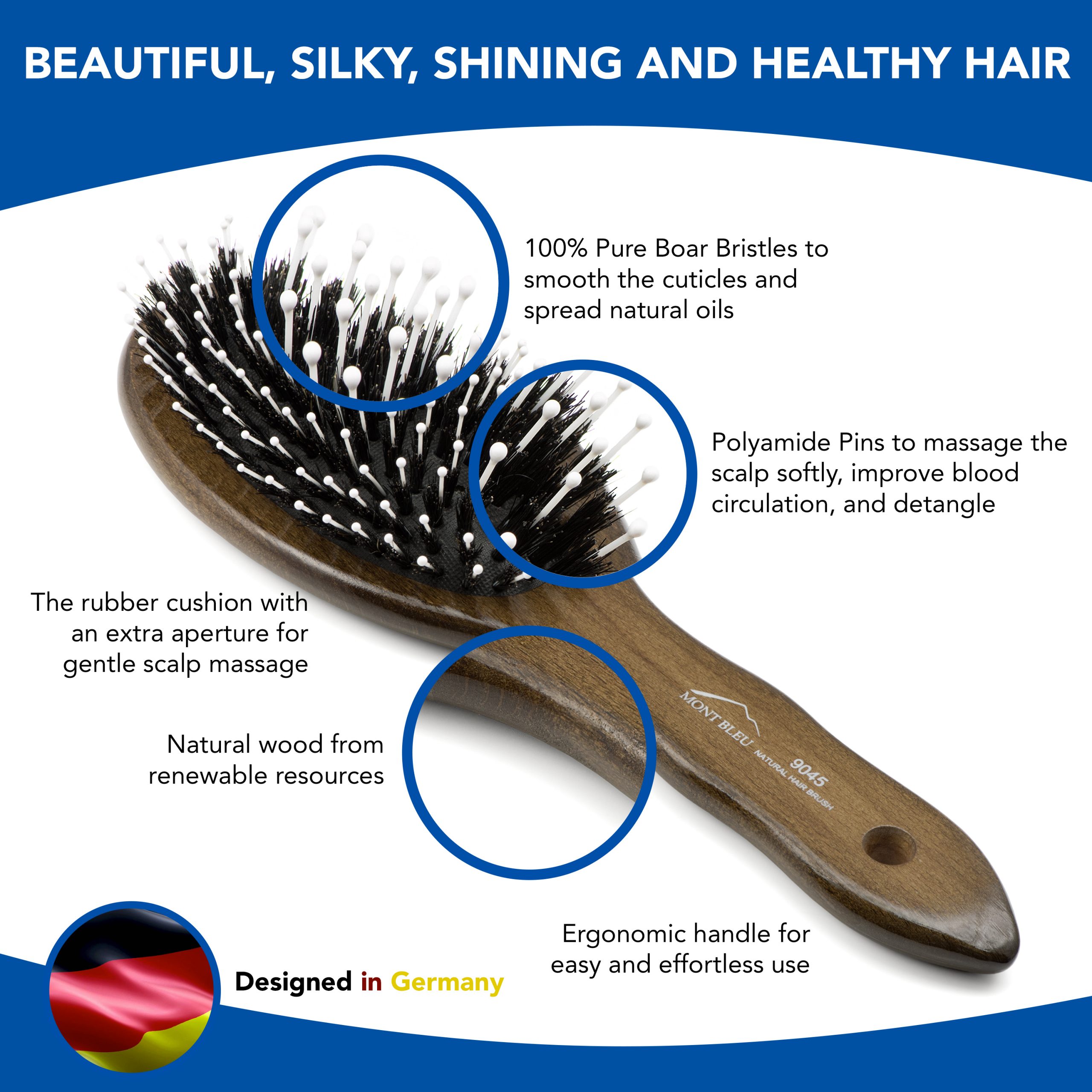 Hair Brush Mont Bleu Store