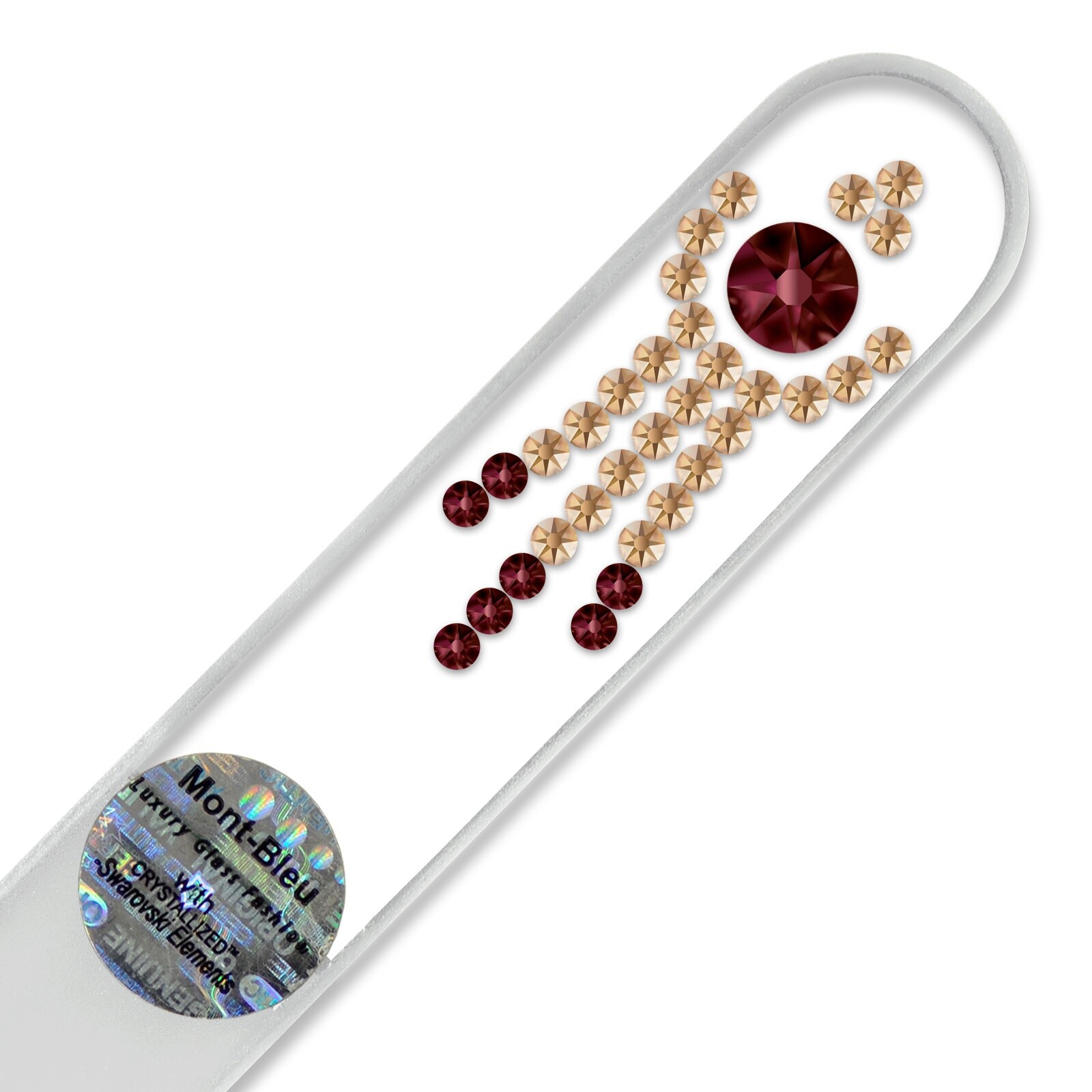 Mont Bleu Ornament Crystal Nail File LE-4