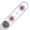 Mont Bleu 2 Flowers Crystal Nail File LE-10