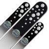 Set of 3 Black Crystal Nail Files with crystals WB-BMS