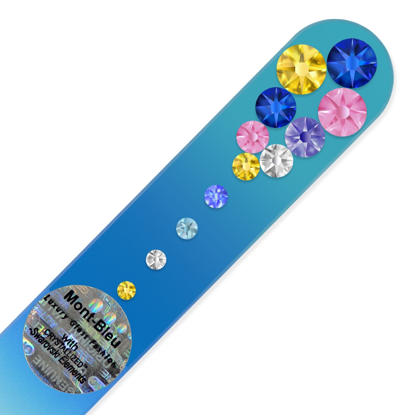 Glass nail file Swarovski MCM Mont bleu Store