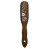 Mont Bleu Wood Hair Brush with Boar Bristles and Swarovski Crystals - Blossom Mont Bleu Wood Hair Brush with Boar Bristles and Swarovski Crystals - Blossom