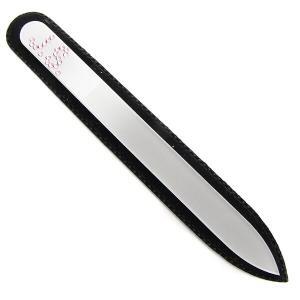 Personallized glass nail file white EXL-5M