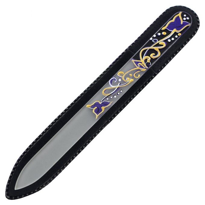 Hand painted glass nail file 303-GM9