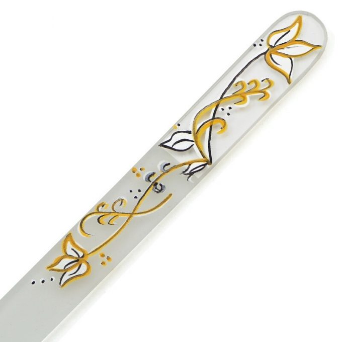 Hand painted glass nail file 303-GM10
