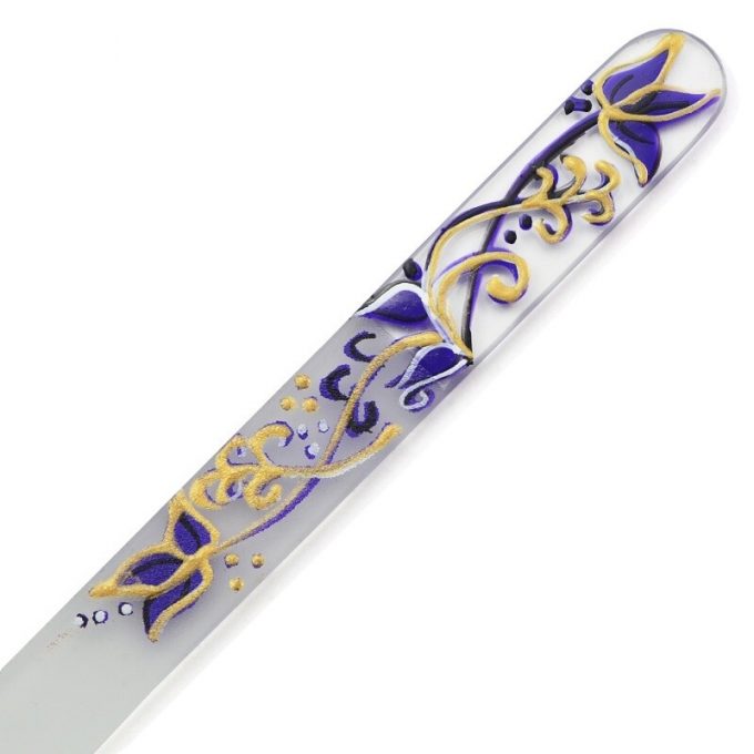 Hand painted glass nail file 303-GM11
