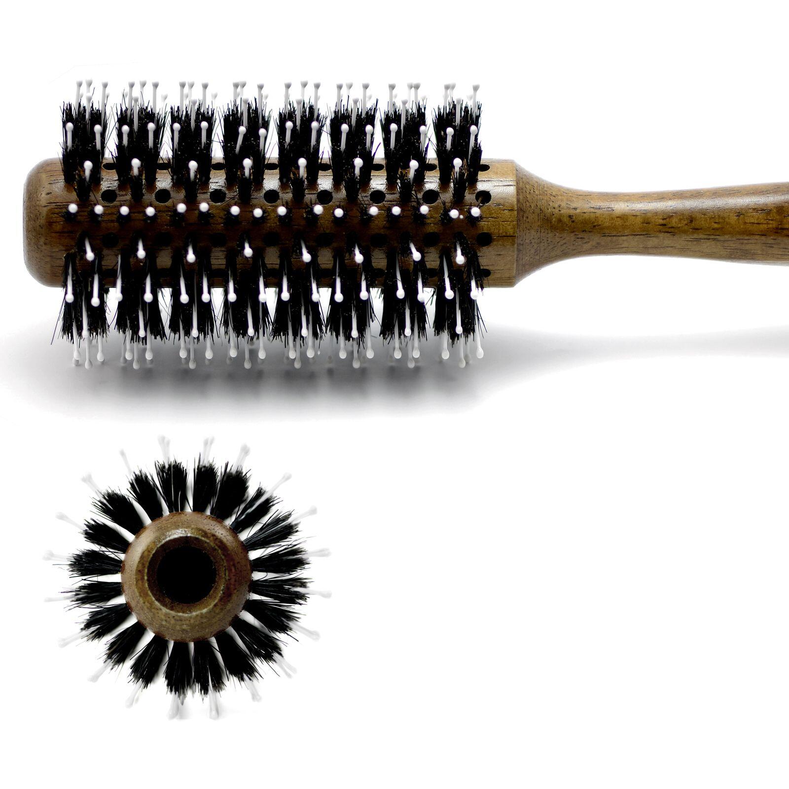 Round Boar Bristle Hair Brush 9028