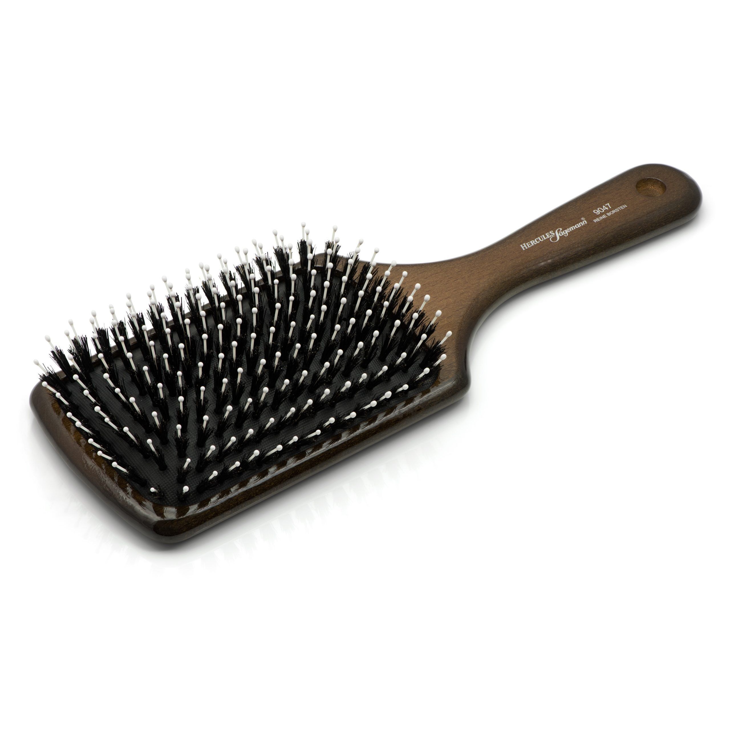 Boar Bristle Paddle Hair Brush 9047