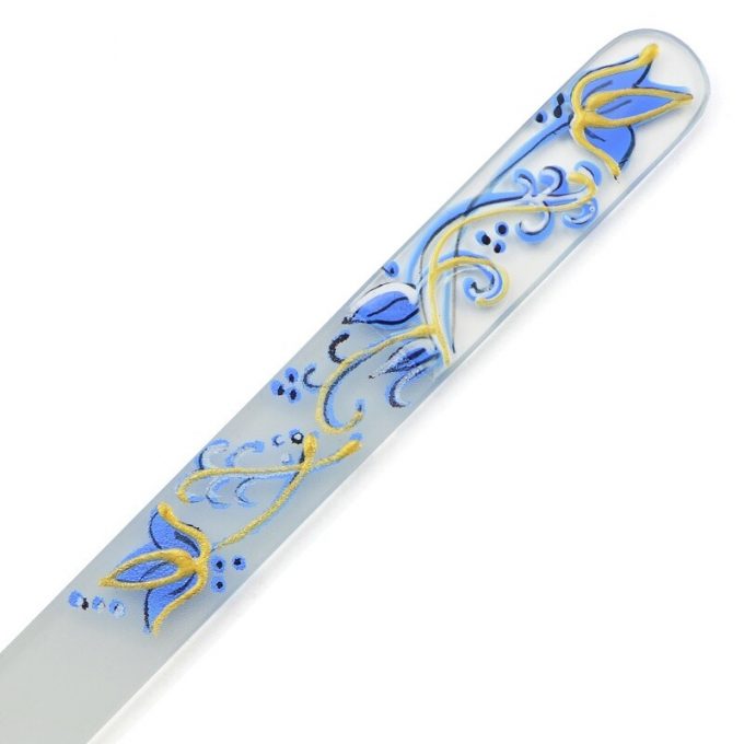 Hand painted glass nail file 303-GM12