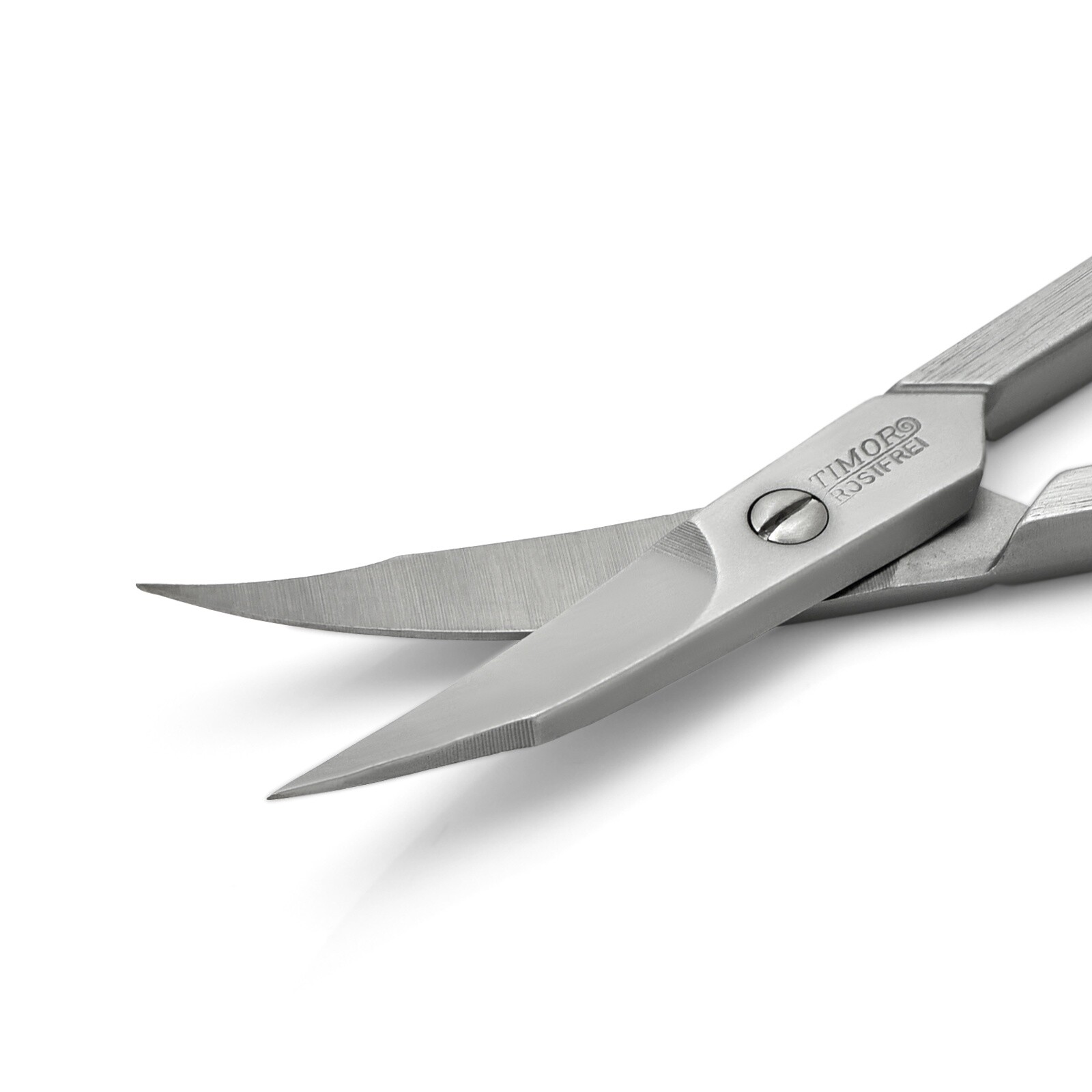 Giesen & Forsthoff's Timor 2-in-1 Combination Nail Scissors with tower tip blades for Cuticles, Stainless Steel