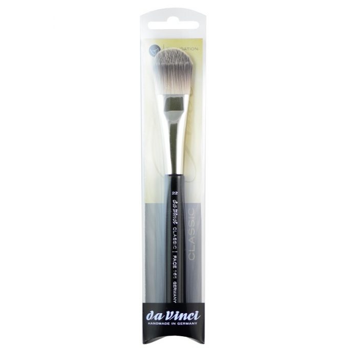 Foundation brush with finest synthetic fibres 965-22