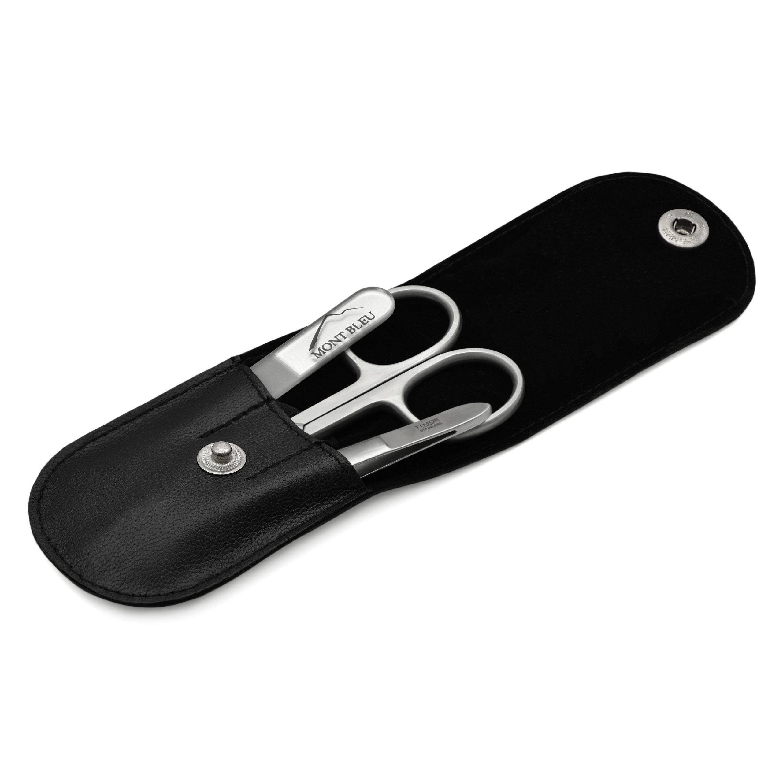 Giesen & Forsthoff's Timor 3-piece Manicure Set in Leather Case