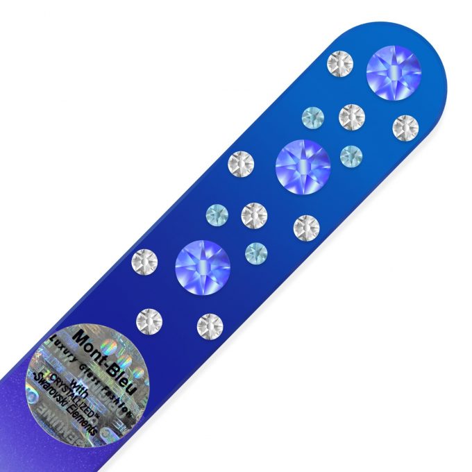 Glass nail file with Swarovski crystals CNC-M1-6