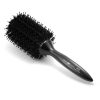 Round wood hair brush with boar bristles 9429