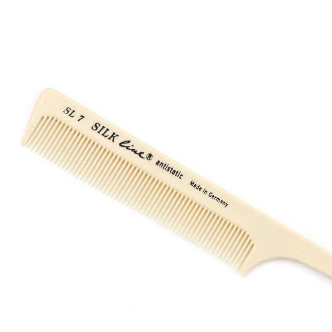 Silk tail comb for hair HS-SL7