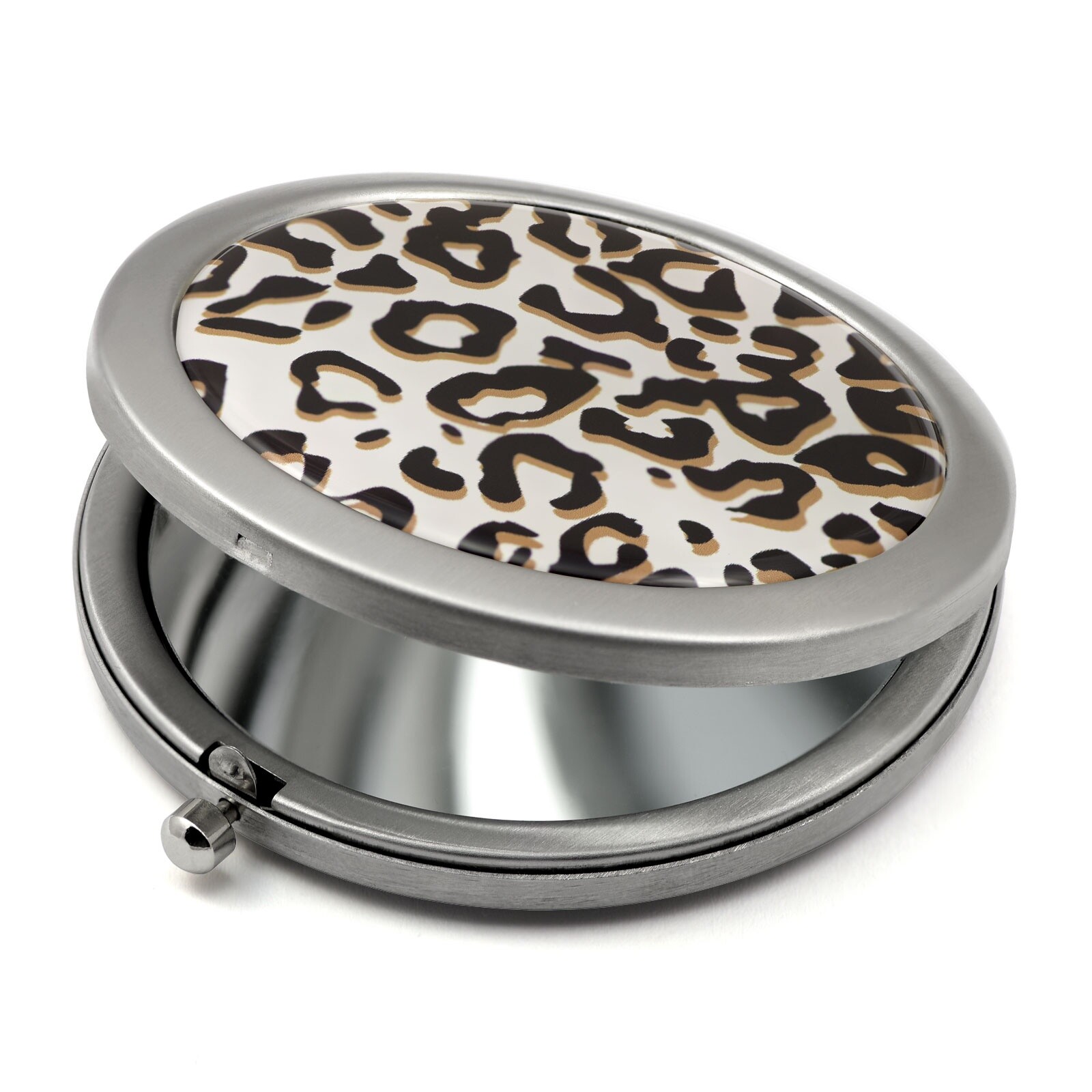 Leopard Print Compact Mirror - Mont bleu Store