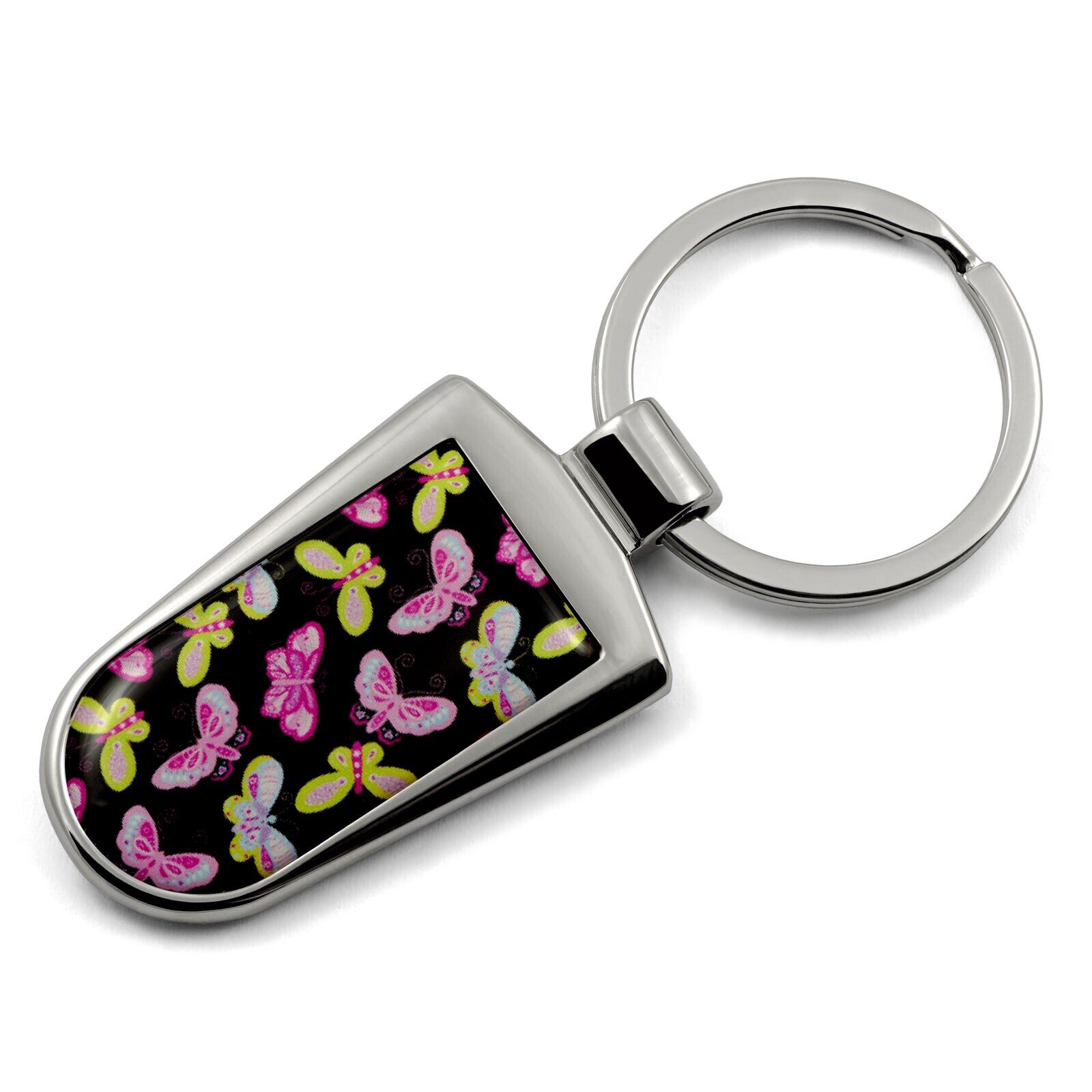 Butterflies Print Key Ring