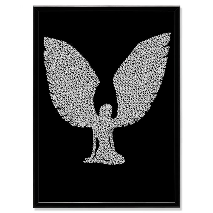 Kryształowy obraz anioła MBP-5