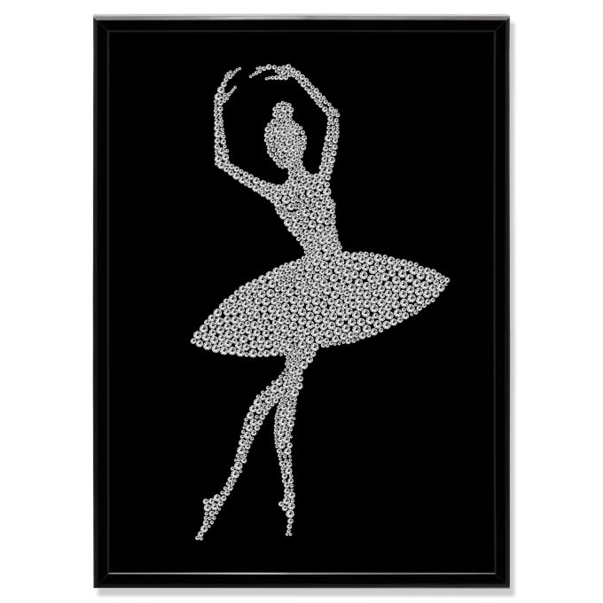 Crystal Art Picture Ballerina MBP-6