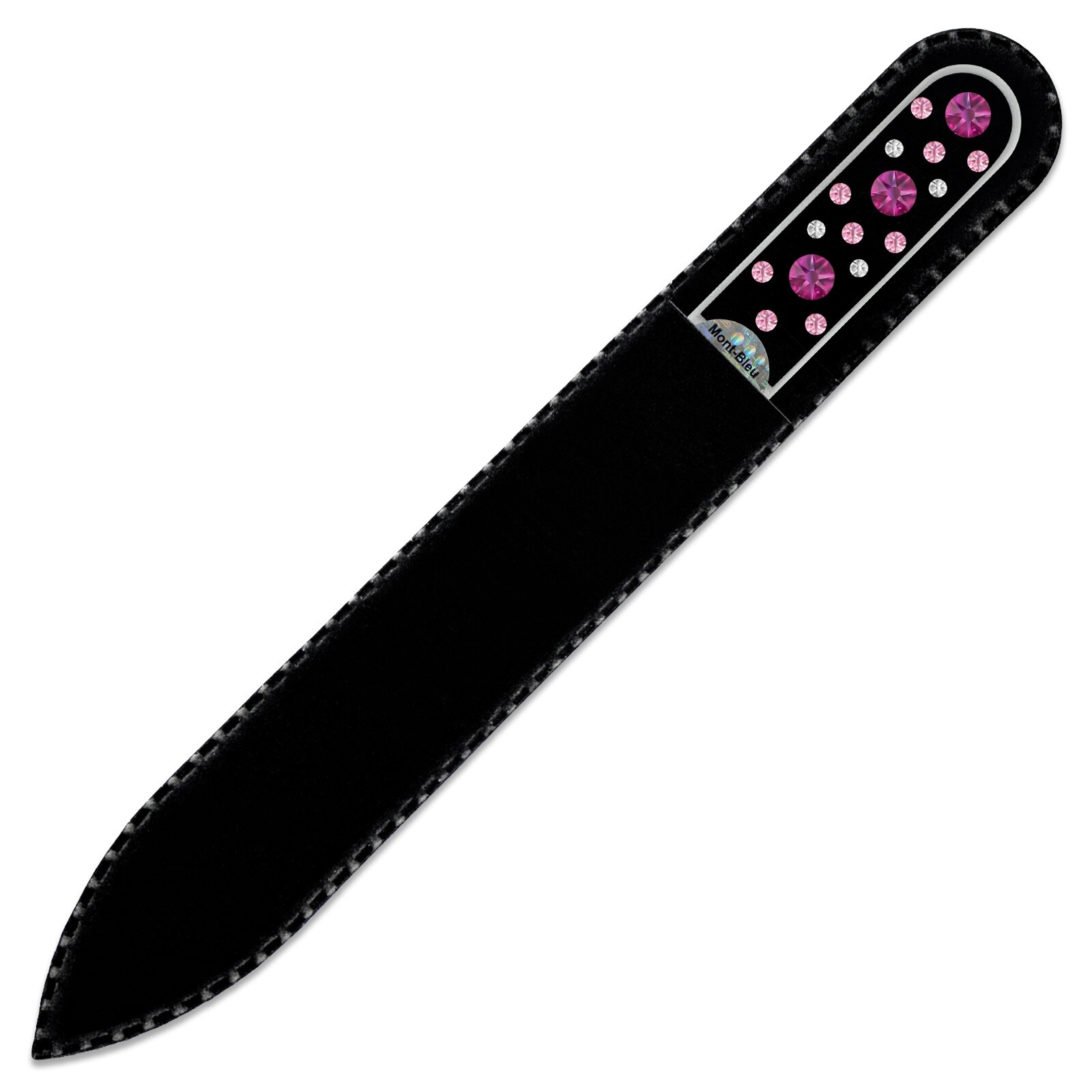 Glass nail file with Swarovski crystals CN-M1-6