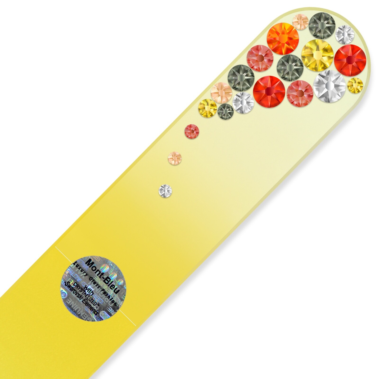 Large Glass Nail File with Swarovski crystals BCB Mont bleu Store