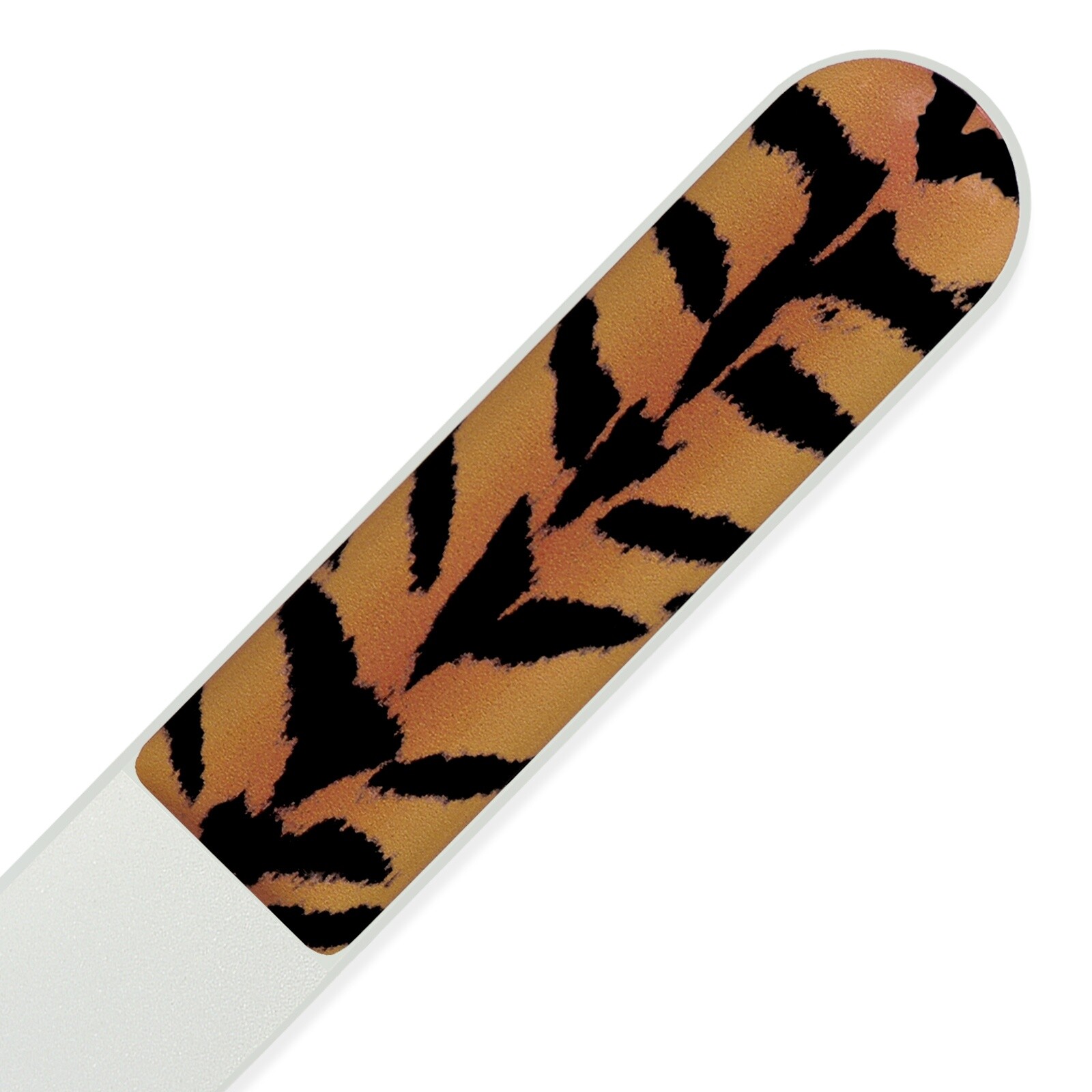 Tiger Print Glass Nail File Tiger Print Glass Nail File