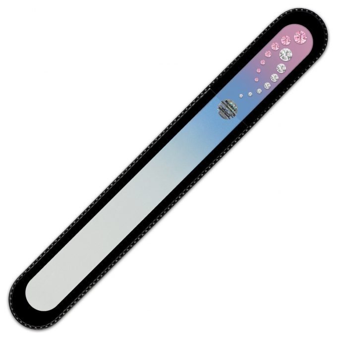 Mont Bleu Large Glass Nail File with crystals COC-B