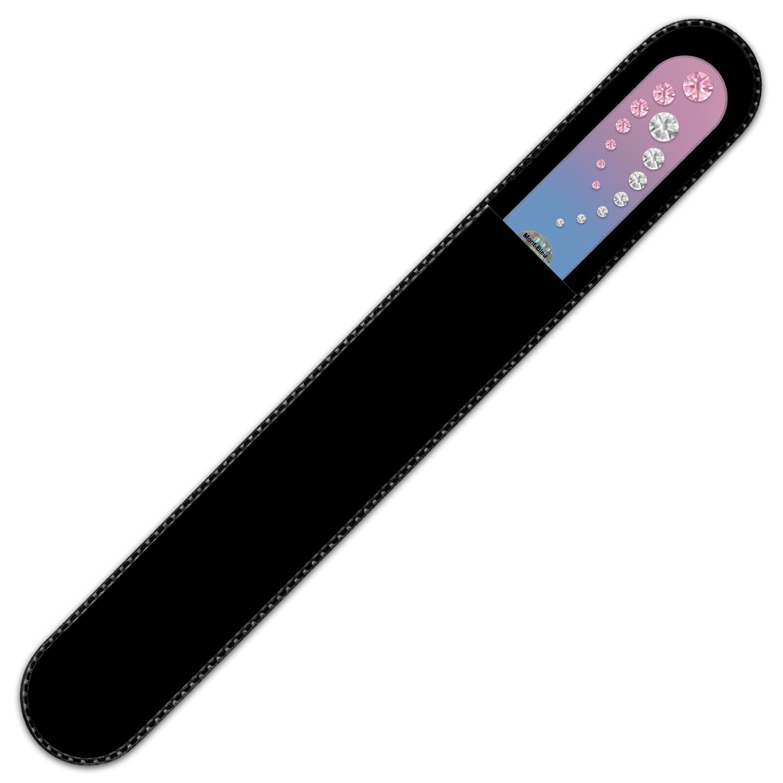 Mont Bleu Large Glass Nail File with crystals COC-B
