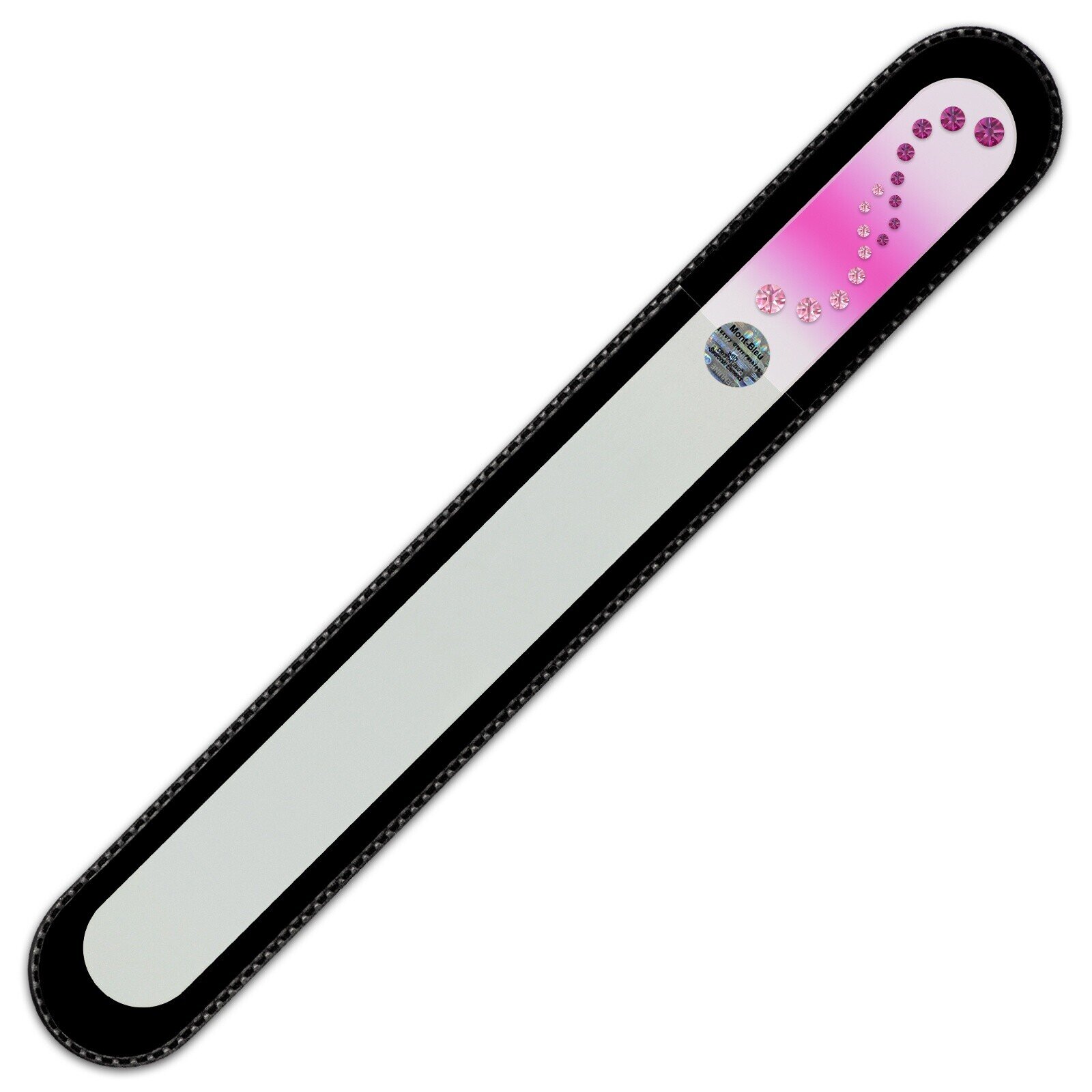 Mont Bleu Large Glass Nail File with crystals WAC-B
