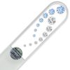 Mont Bleu Large Glass Nail File with crystals CO-B