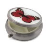 Pill Box with Butterfly Print