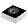 Pill Box in Black Color with Swarovski Crystals Sun Design