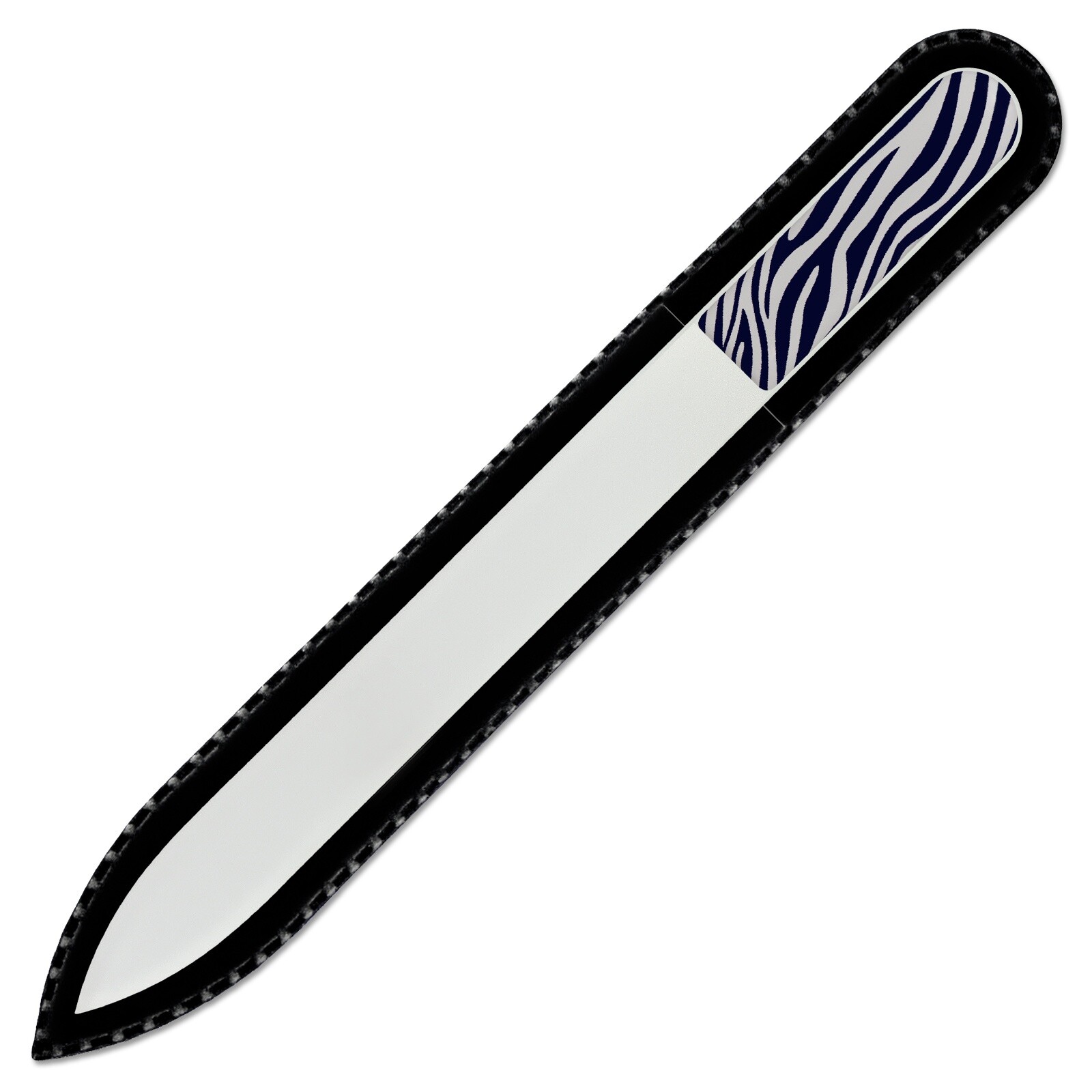 Zebra Print Glass Nail File Mont bleu Store