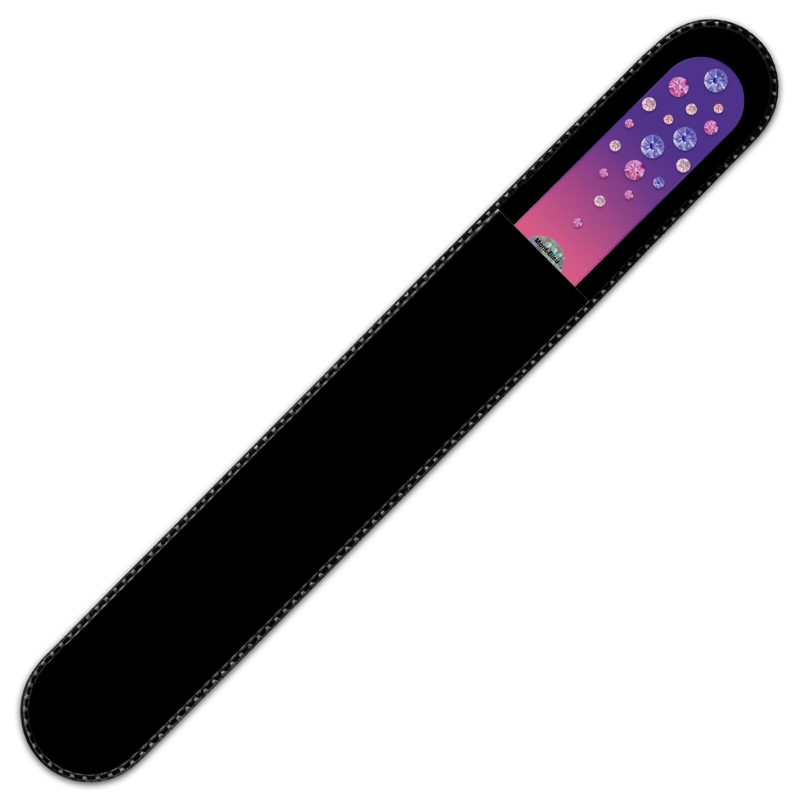 Mont Bleu Large Glass Nail File with crystals WC-B