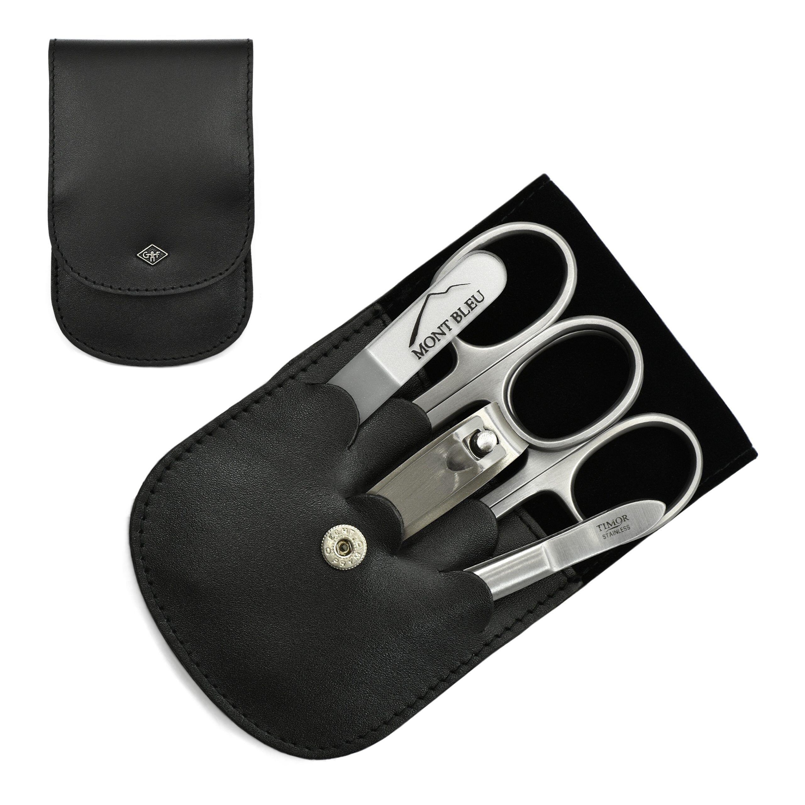 Giesen & Forsthoff's Timor 5-piece Manicure Set in Leather Case