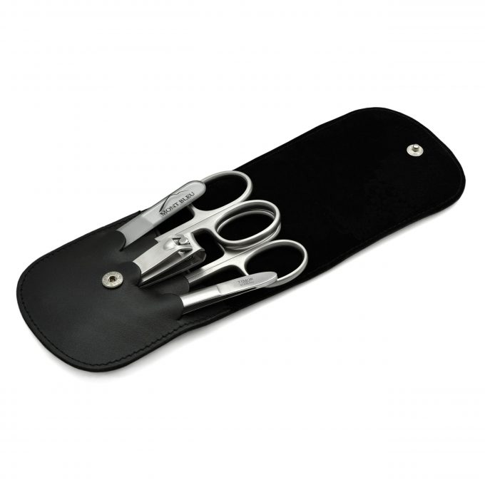 Giesen & Forsthoff's Timor 5-piece Manicure Set in Leather Case