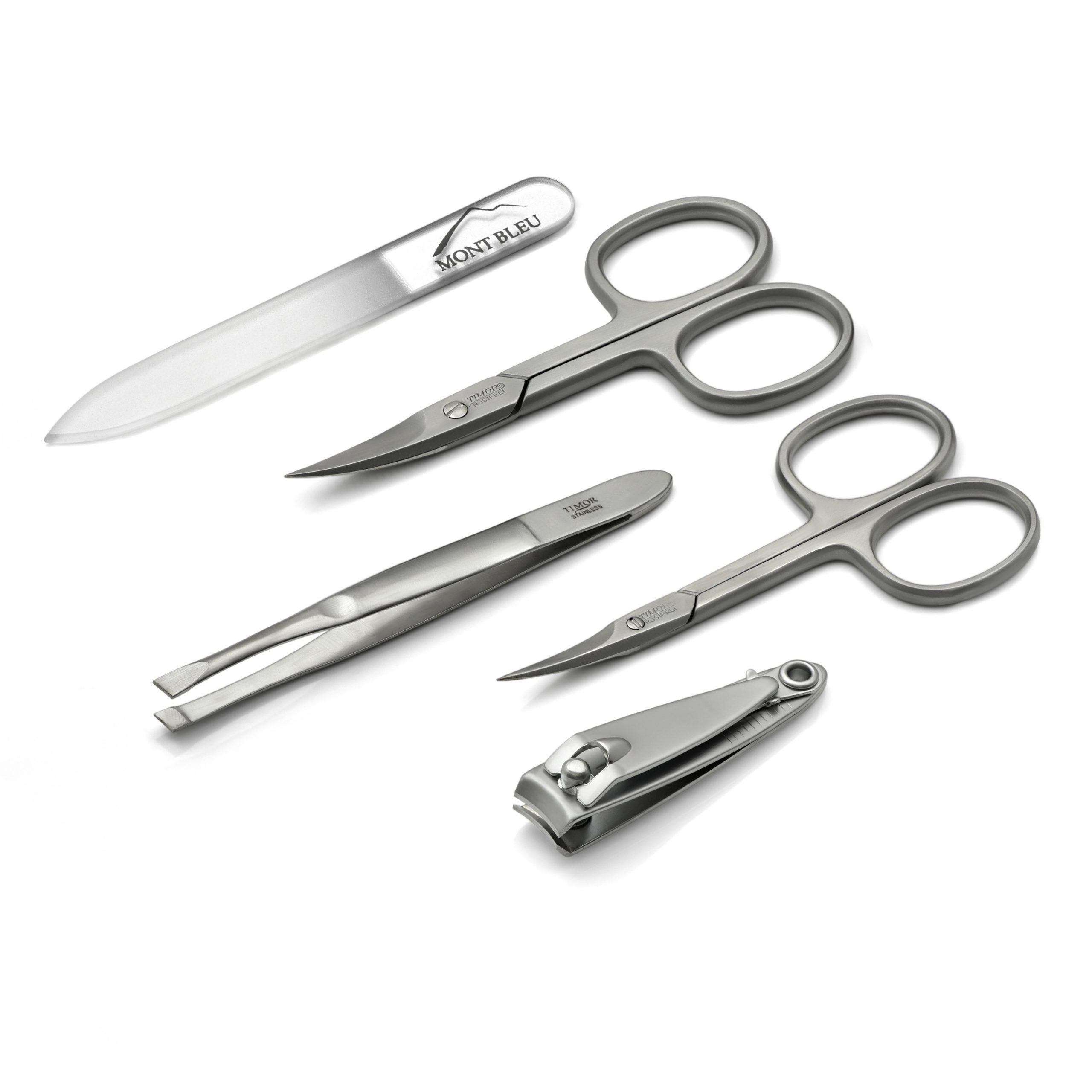 Giesen & Forsthoff's Timor 5-piece Manicure Set in Leather Case