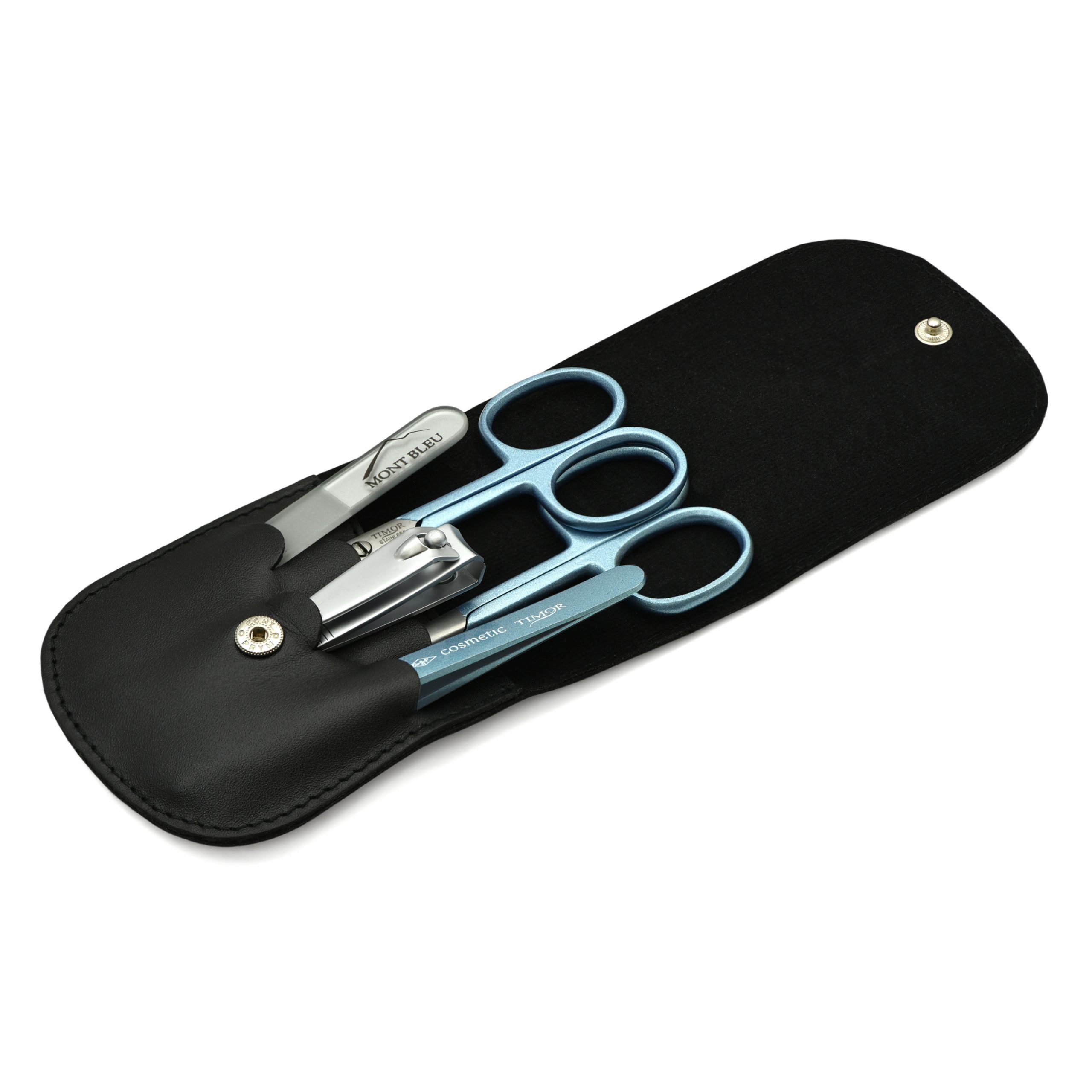 Giesen & Forsthoff's Timor 5-piece Manicure Set in Leather Case