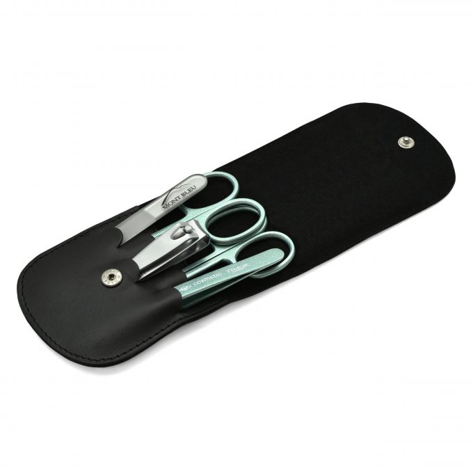 Giesen & Forsthoff's Timor 5-piece Manicure Set in Leather Case