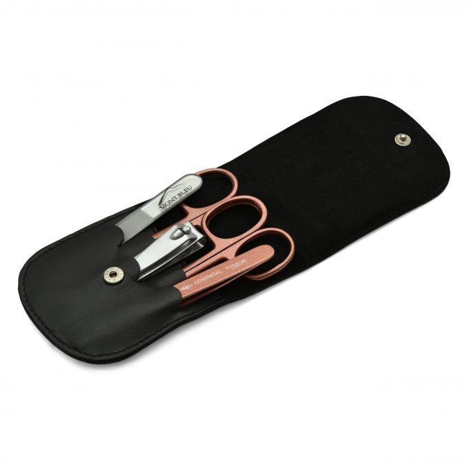 Giesen & Forsthoff's Timor 5-piece Manicure Set in Leather Case
